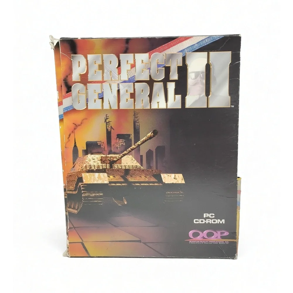 Vintage 1994 Perfect General II PC Game Big Box Quantum Quality Productions
